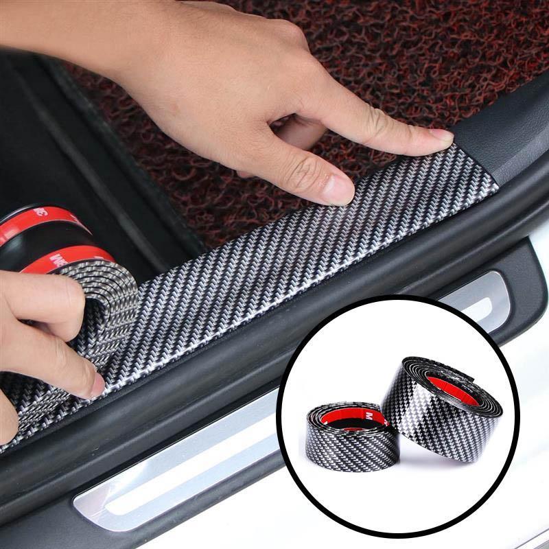 Car Carbon Fiber Threshold Sticker