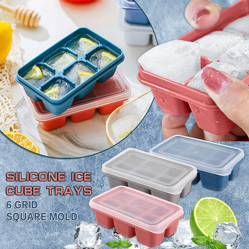 Mini Square Ice Cube Mold, 3pcs