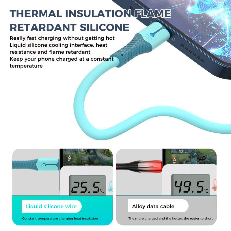 Three-in-one Light-emitting Data Cable