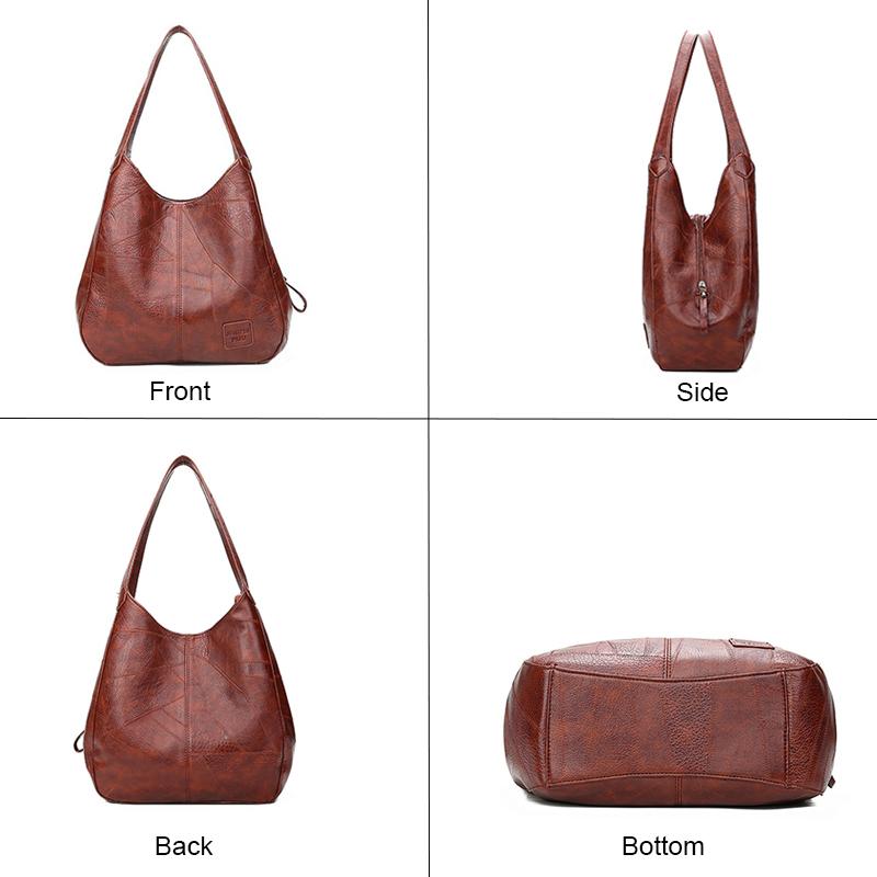 Women's vintage leather handbag