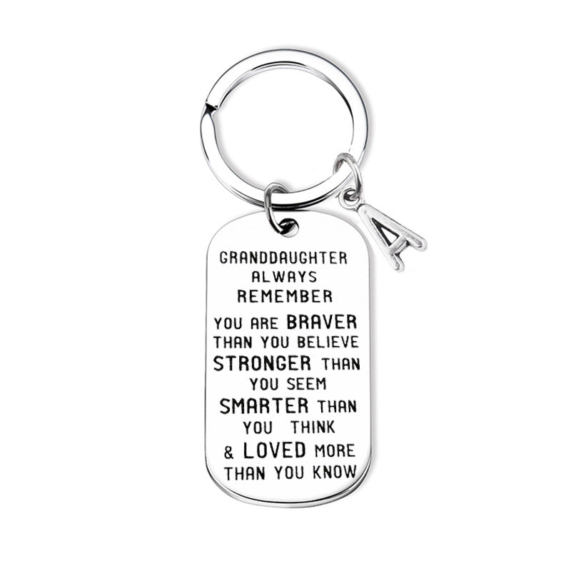 Army Brand Lettering Keychain