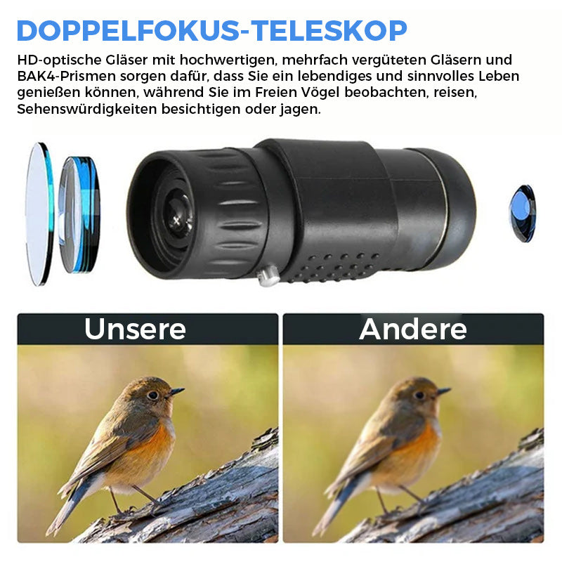 Portable monoculars for outdoor use