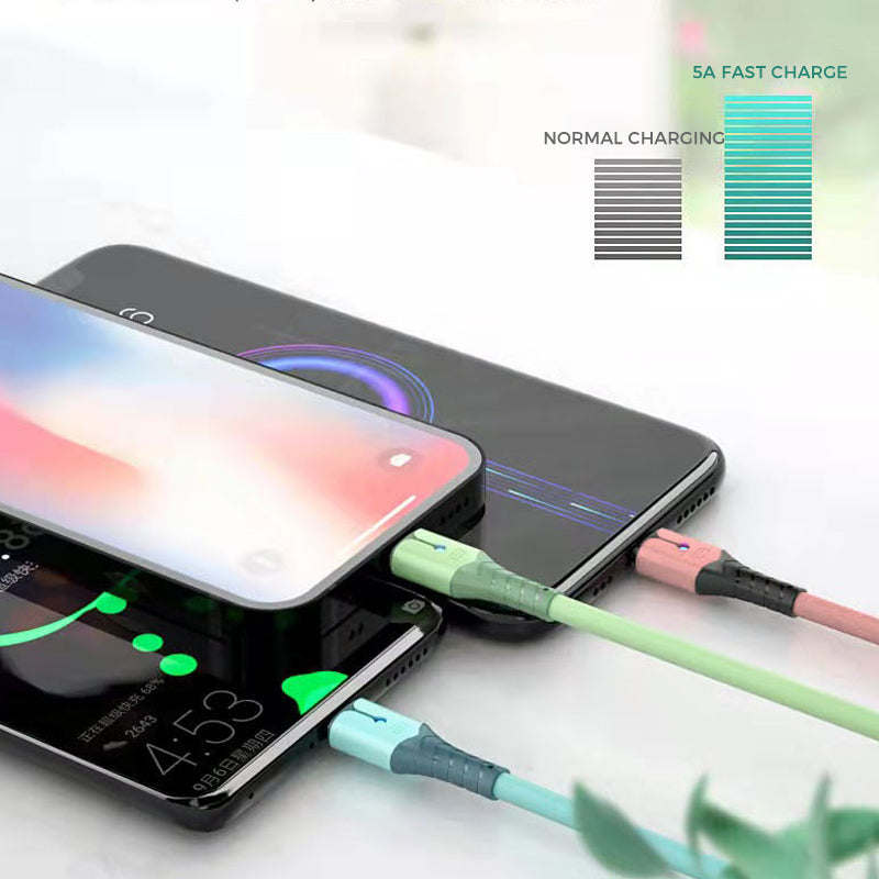 Three-in-one Light-emitting Data Cable