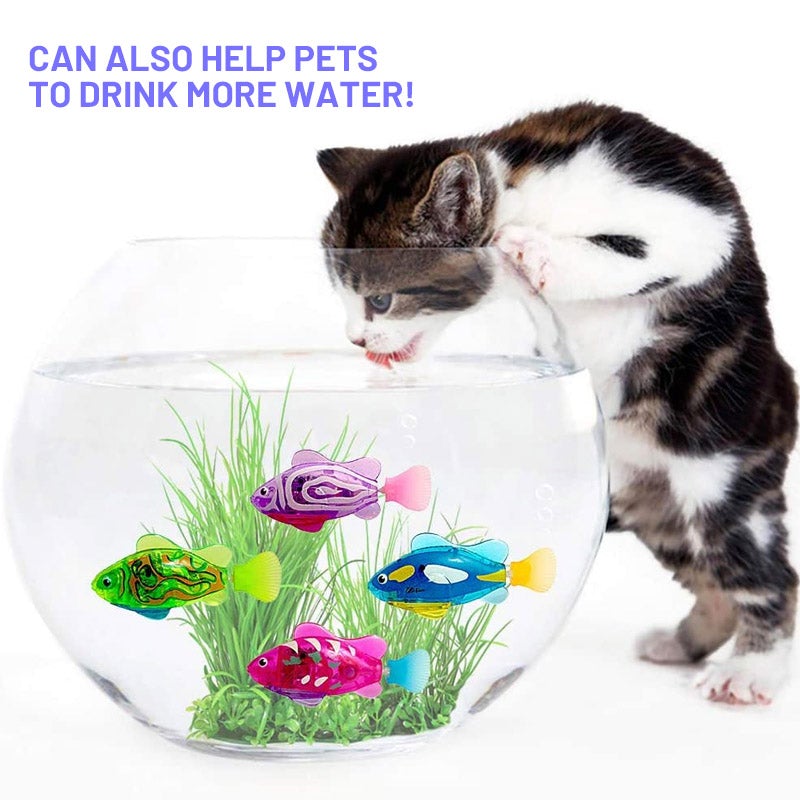 Swimming Robot Fish Toy for Cat & Dog