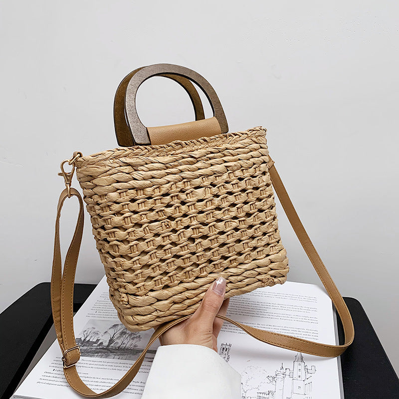 Straw Casual Tote Bag