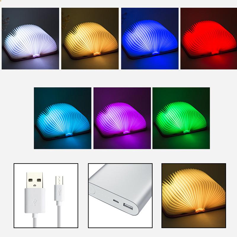 Creative Foldable Book Lamp