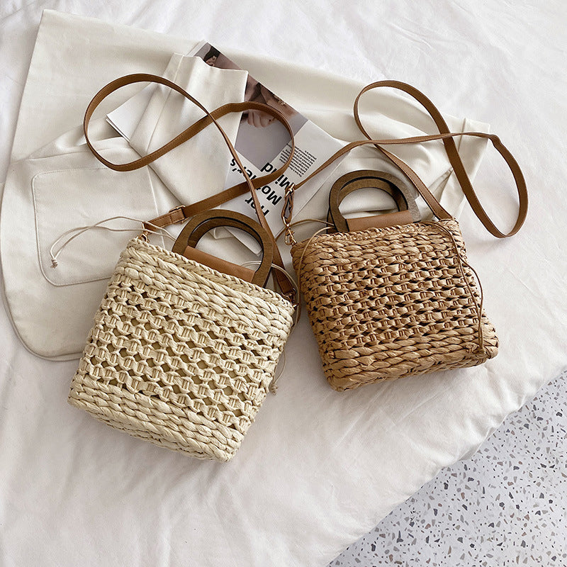 Straw Casual Tote Bag