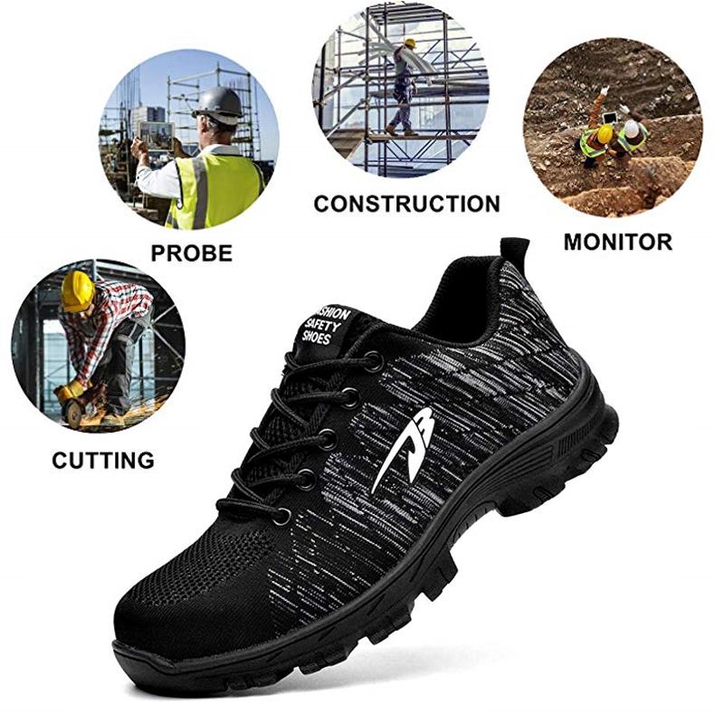 Breathable Lightweight Steel Toe Shoes