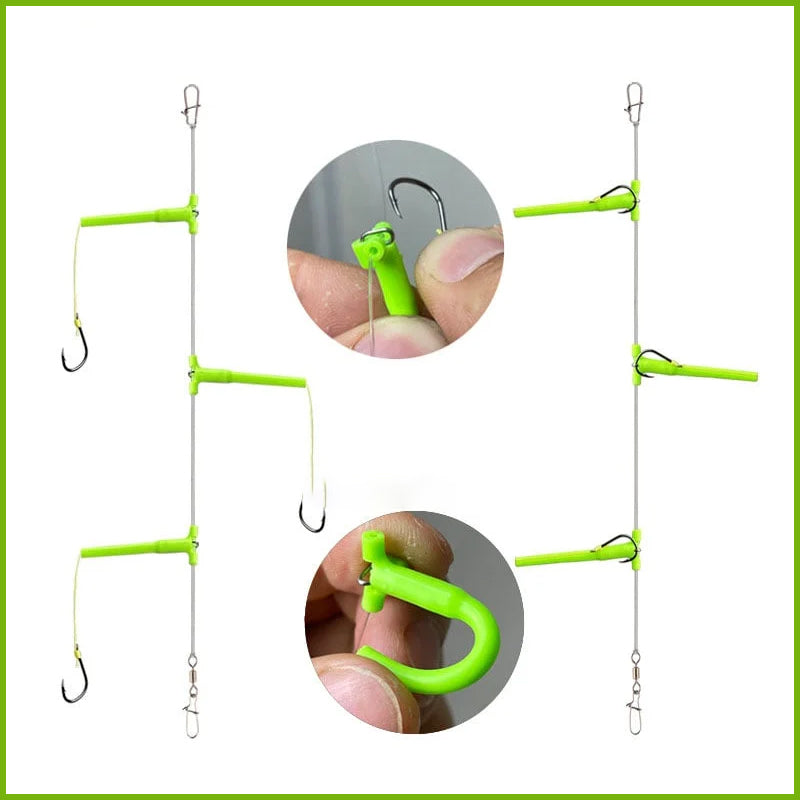 Anti-tangle Tandem Hook Set