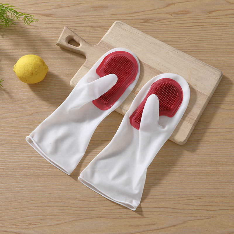 Silicon Dish Scrubber Gloves