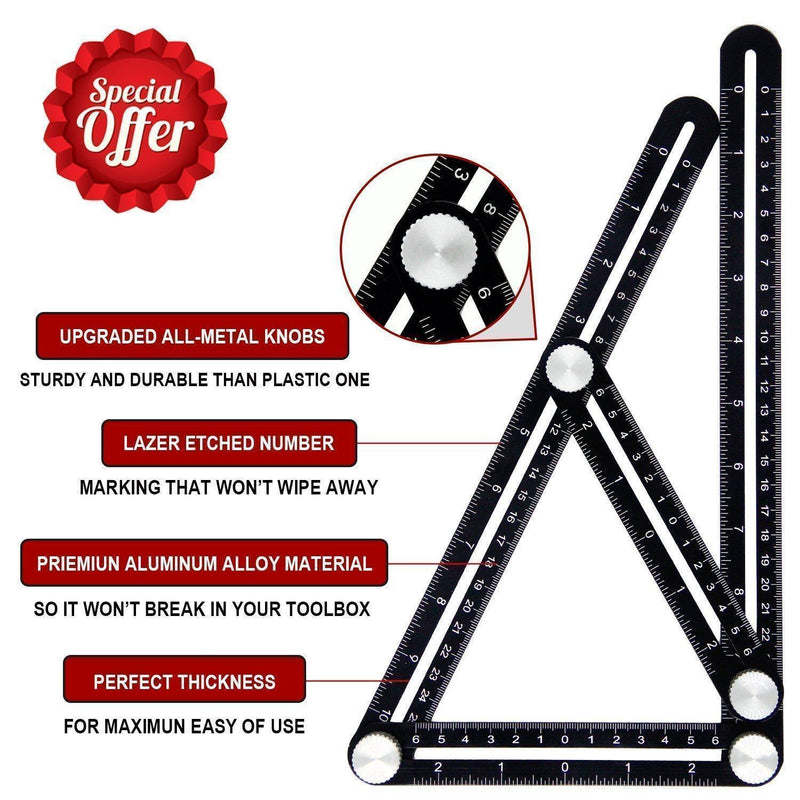 Angle Layout Measuring Ruler