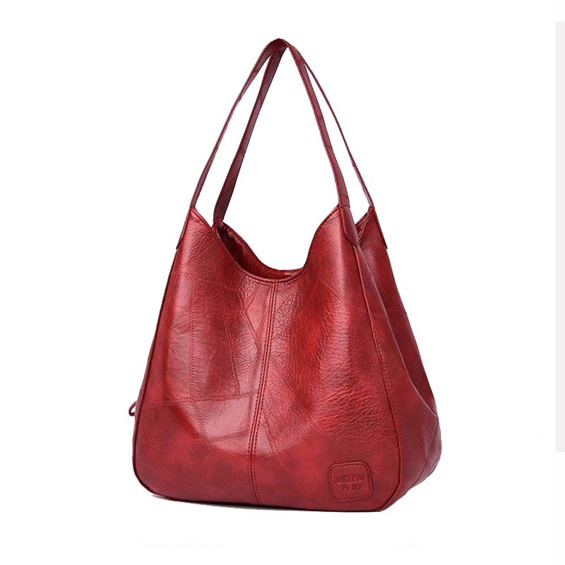Women's vintage leather handbag
