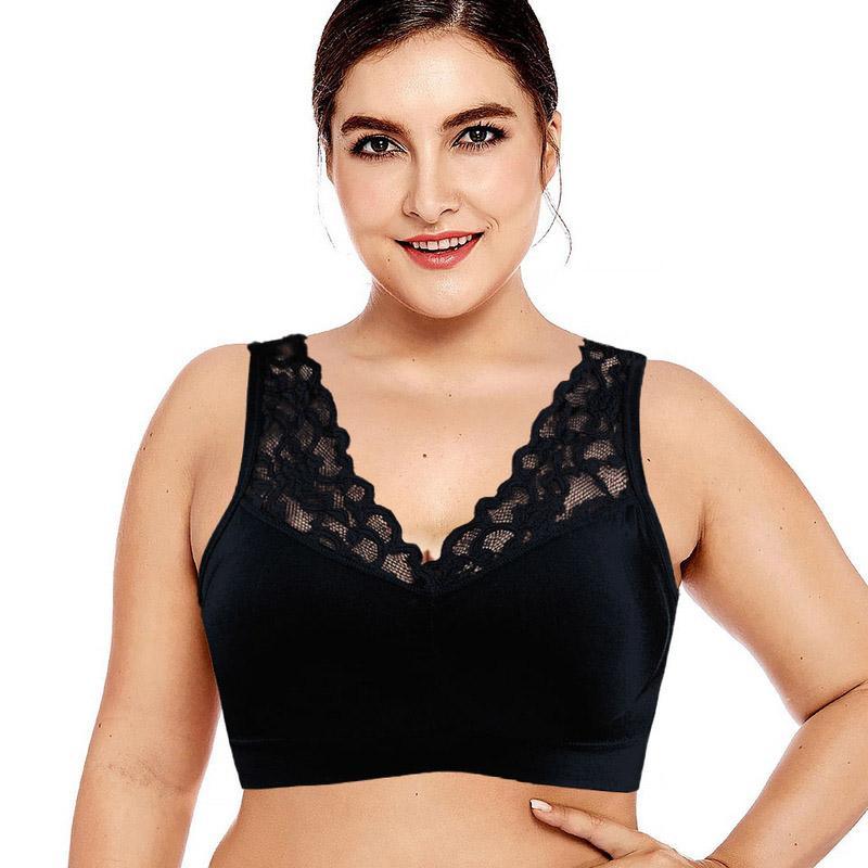 Breathable Sports Push Up Lace Bra