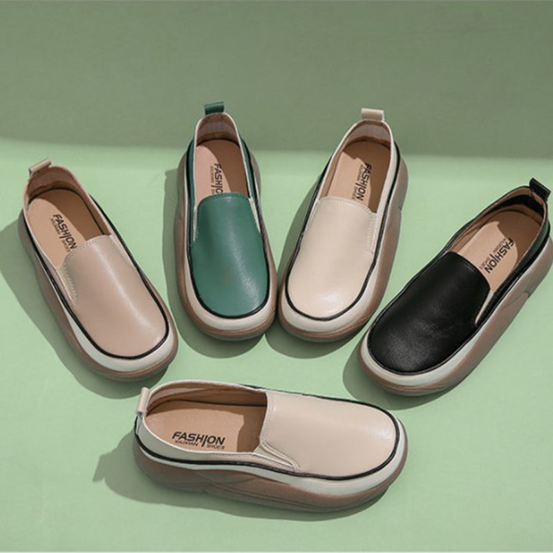 Platform Colorblock Loafers