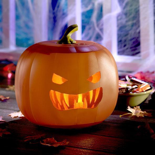 【Factory Outlet】Halloween Sound-Activated Pumpkin with Built-In Speaker