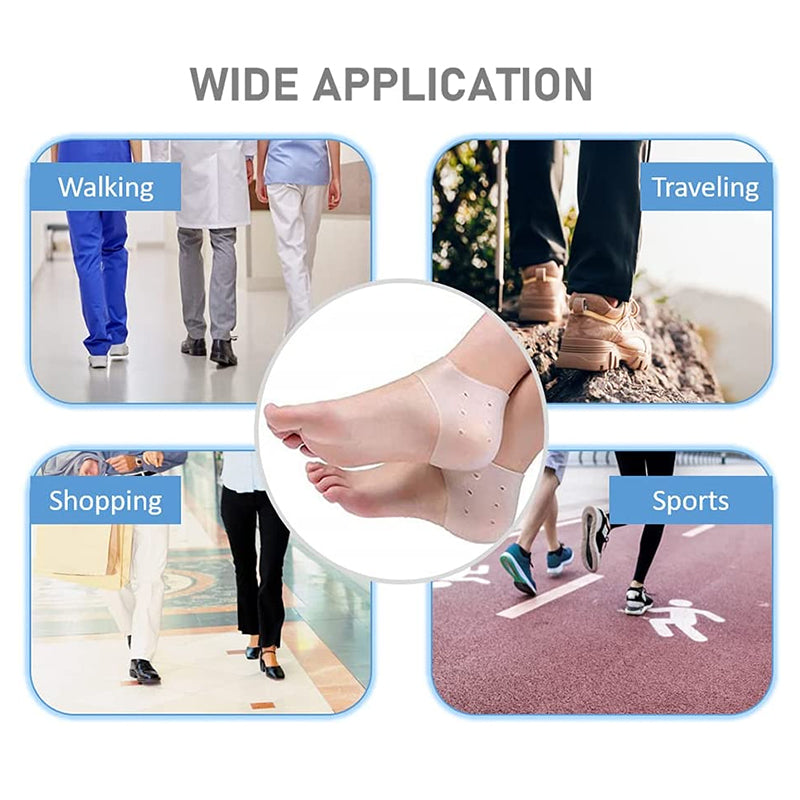 Silicone Foot Repair Heel Sleeves