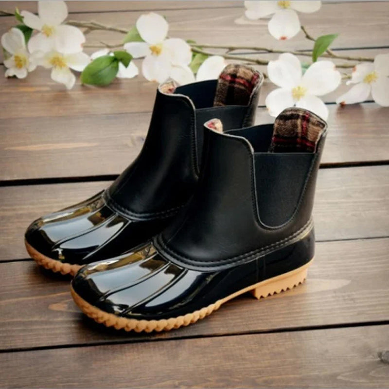 Waterproof Platform Rain Boots