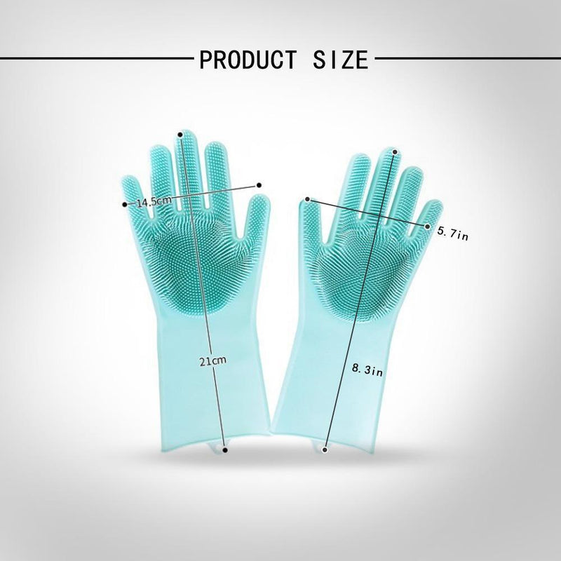 Magic Silicone Washing Gloves,1 Pair