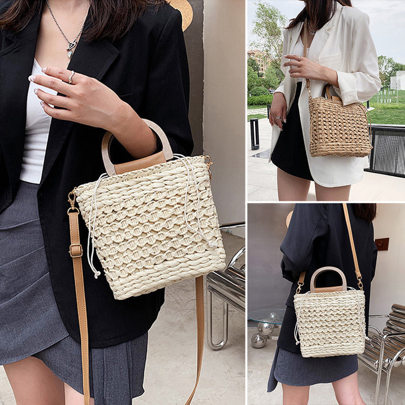 Straw Casual Tote Bag