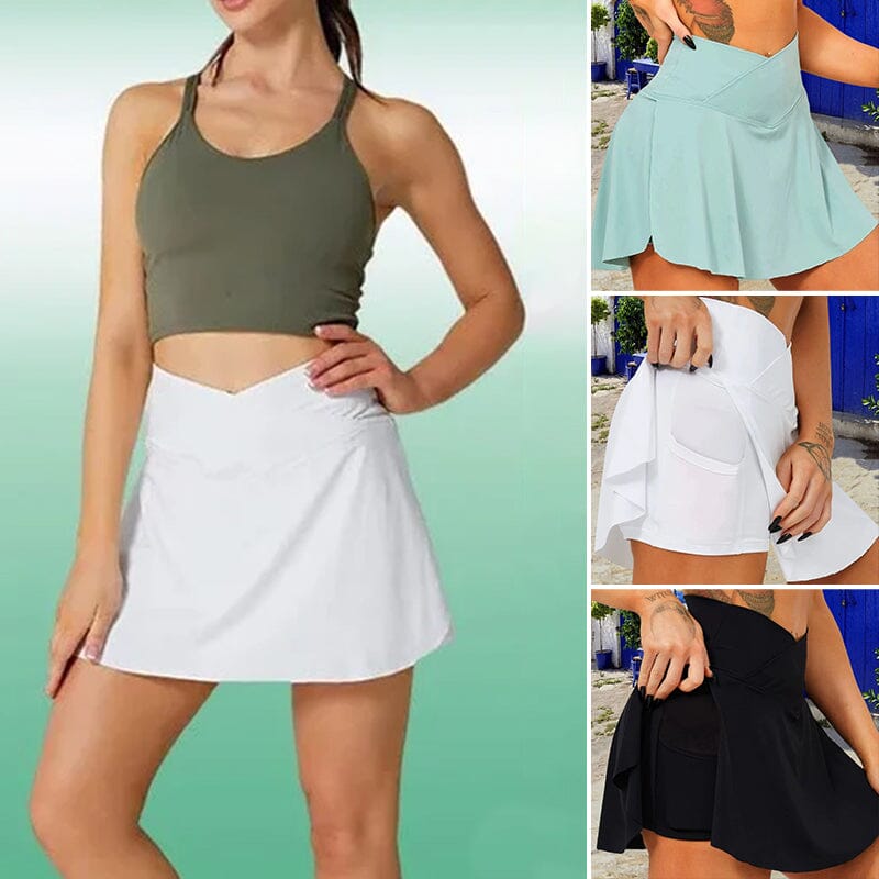 Fashion Women’s Quick-Dry Tennis Pant-Skirts