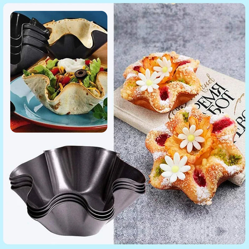 Petal Shape Carbon Steel Baking Bowl