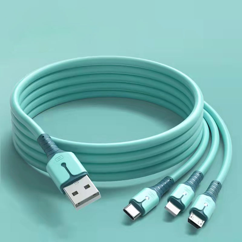 Three-in-one Light-emitting Data Cable